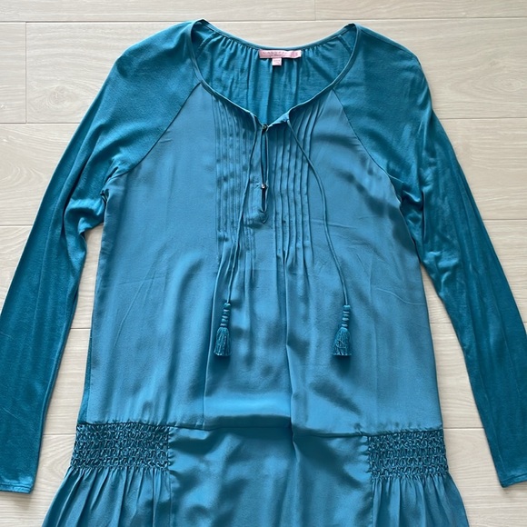 Calypso St. Barth Blue Silk & Model Dress - Picture 2 of 11